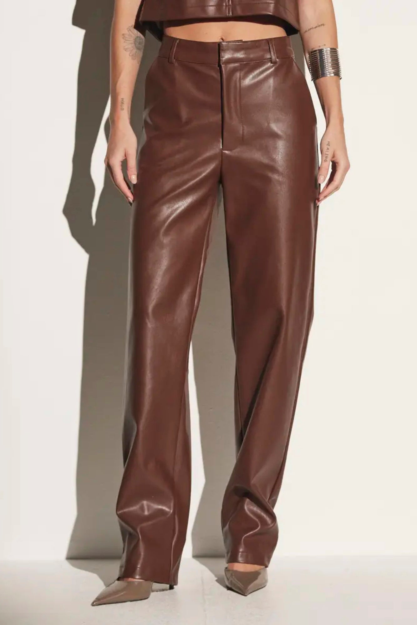 Constance Leather Pants