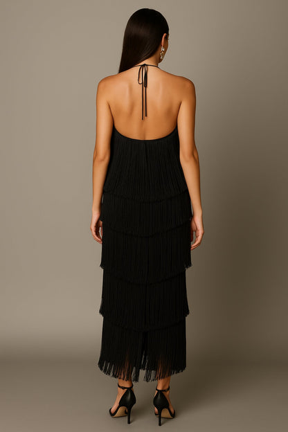 Claire Fringed Dress
