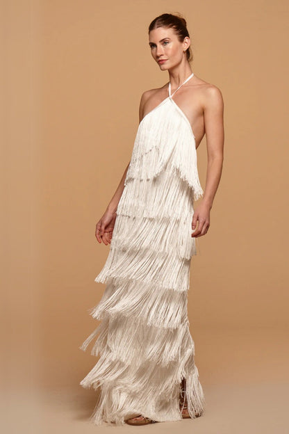 Claire Fringed Dress