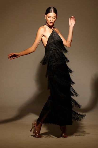 Claire Fringed Dress